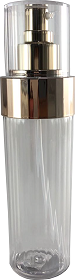 زجاجة لوشن دائرية من الاكريليك بسعة 200 مل مع شكل كريستال - CP-200